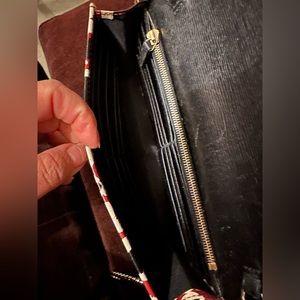 Gucci wallet with strap